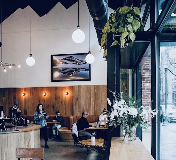 ポートランドのコーヒーバー