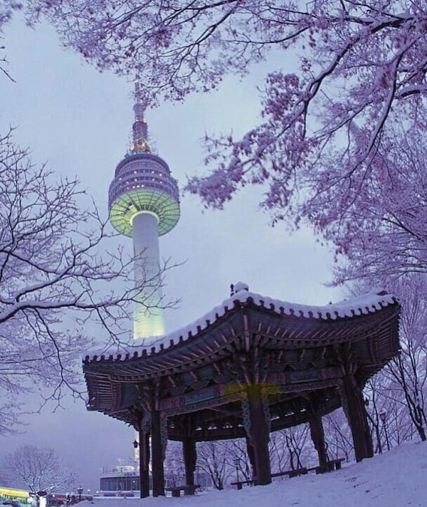 ソウルの雪
